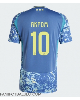 Ajax Chuba Akpom #10 Tricou Fotbal Replică 2024-25 Barbati Deplasare